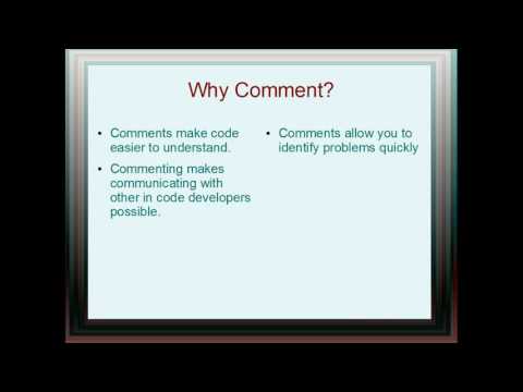 Learning Python Lesson 4 Commenting Code