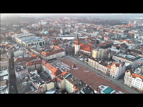 BYTOM - CENTRUM ZIMĄ 2026r 4K 60FPS 