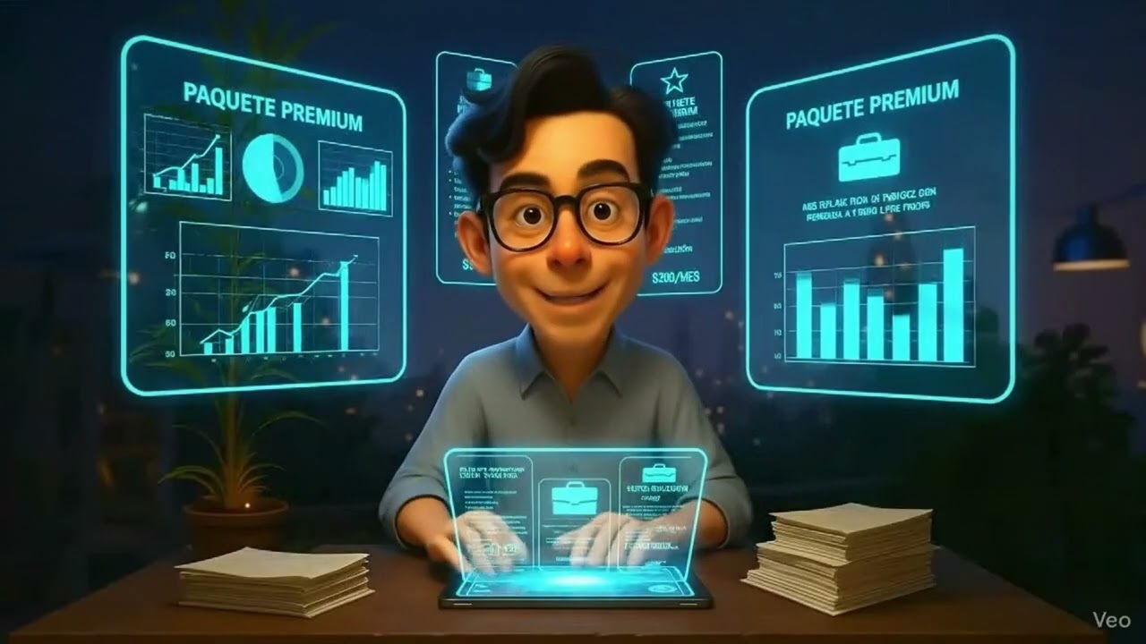 Vídeo de presentación de Contador 4.0, el sistema de IA con prompts para contadores de Jairo Amaya