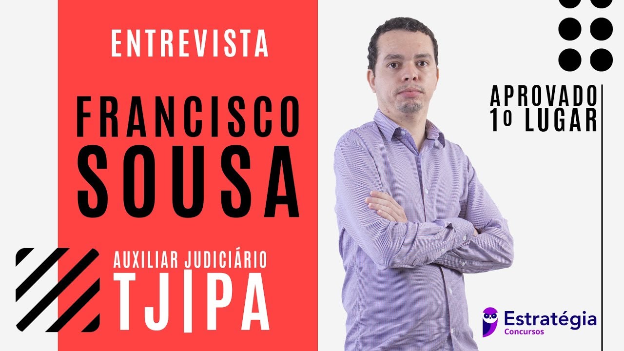 FRANCISCO SOUSA | APROVADO | 1º LUGAR | AUXILIAR JUDICIÁRIO | TJ PA