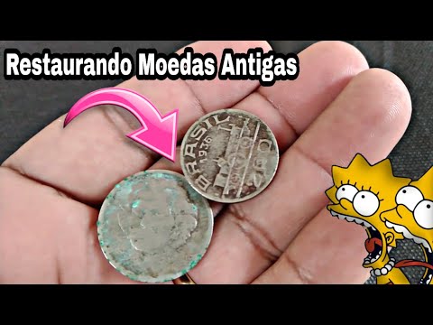 Polimento em Moedas Antigas da Década de 30