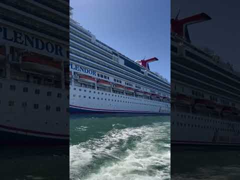 Thumbnail for Huge Carnival ship near Opera house in Sydney #travel #australia