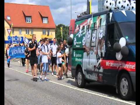 Der Festumzug zum 176. Schul- und Heimatfest in Jessen 2014