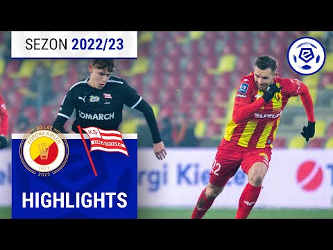 Korona Kielce - Cracovia 2:1 | SKRÓT | Ekstraklasa 2022/23 | 19. Kolejka