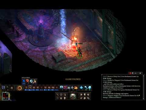 Pillars of Eternity II  Deadfire Solo Priest vs Enchanted Armor PoTD