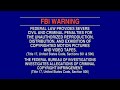 Scholastic S FBI Warning Screens For Blu Ray Discs