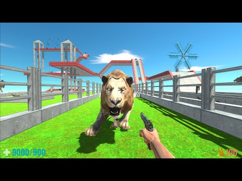 FPS Avatar with all weapons to save his Prisoner's Wife - Animal Revolt Battle Simulator