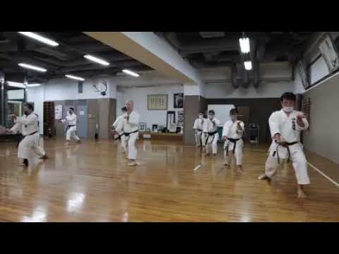 Shotokan Karate(S.K.I.F)Training in Tokyo.