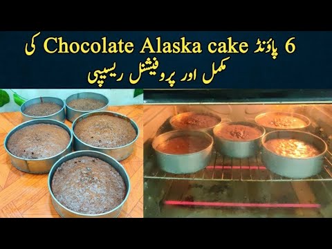 6 pound chocolate Alaska cake professional Recipe  @NadiyaTanvir