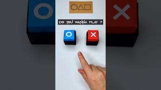 DIY Squid Game Paper Origami Button Toy ⭕❌ How to Make Vote Button from SQUID GAME 2 | Easy Craft