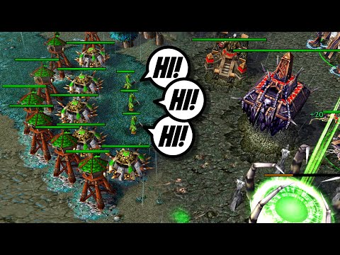 BURROW RUSH to help them grow as a person - WC3 - Grubby