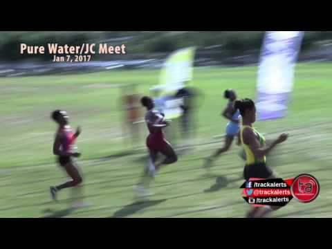 Class 1 girls 100m heat 1 #JCMeet