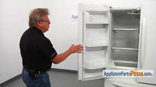 How To: Whirlpool, KitchenAid, Maytag Refrigerator Flapper Door with Mullion Heater WP12722803W