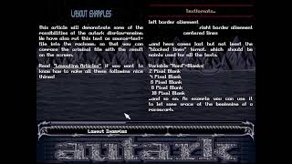 Autark #1 (demo) for DOS