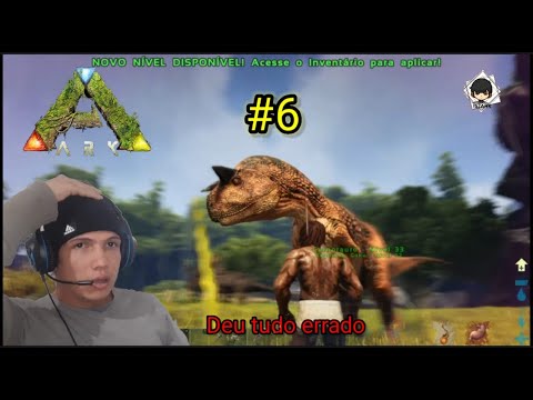 COMO DOMAR UM CARNOTOURO NA RAÇA ( Ark survival ) - 6° Episódio