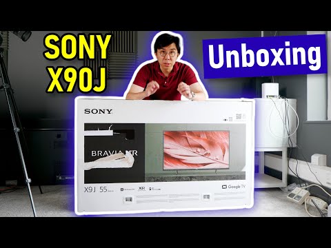Sony X90J 4K HDR TV Unboxing, Setup & Picture Settings