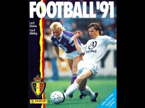STICKERS PANINI BELGIUM CHAMPIONSHIP 1991 STANDARD CL
