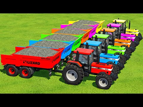 HARVEST, LOAD & TRANSPORT POPPY WITH CASE TRACTORS - Farming Simulator 22