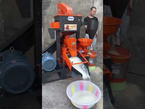 5in1 commercial rice mill machine 500kg/hour