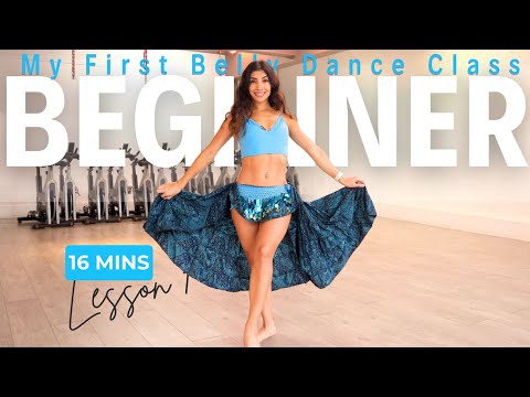 My First Belly Dance Lesson |  Beginners Belly Class  💕 Lesson 1