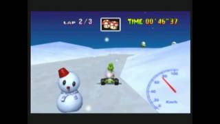 MK64 - Former World Record at Frappe Snowland - 2'00"33* (1'40"07 NTSC) by Daniel Burbank