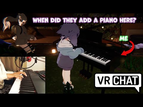 THEY DIDN'T KNOW I WAS THE PIANO | VRChat Piano Moments