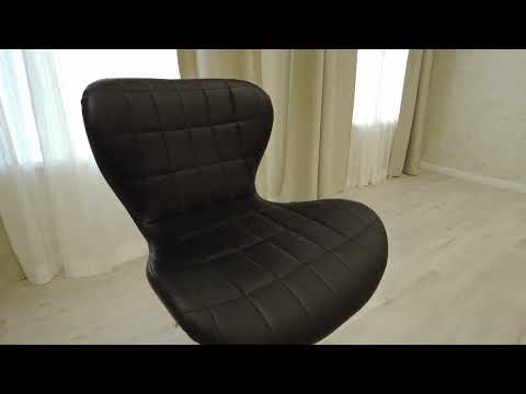 Барный кухонный стул AVIONIC (mod. KY712A) 45х53х86-107 черный/хром арт.19152 в Новосибирске - видео 12