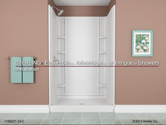 Shower Back Wall - 36" Sterling Ensemble in Bathwares in Calgary