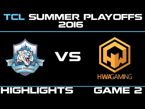 DP vs HWA Game 2 Highlights TCL Sampiyonluk Ligi Playoffs 2016 Dark Passage vs HWA Gaming