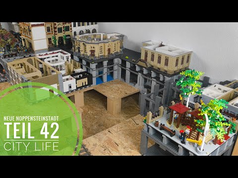 Neue Noppensteinstadt - Teil 42 Citylife Spielplatz // BlueBrixx Lego