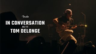 What does he play at  ? - In Conversation with Tom DeLonge ft. The Tom DeLonge Starcaster | Artist Signature Series | Fender