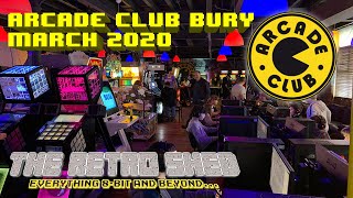 Arcade Club Bury March 2020 | The Retro Shed