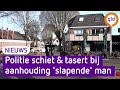 Politie schiet bij aanhouding 'slapende' man met vuurwapen