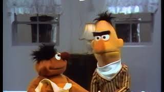 Ernie plays Ring Around Rosie in the bathtub; Everybody Wash