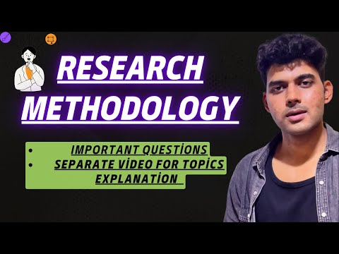 Research Methodology for BBA 4th Semester All Topics Explained in One video
