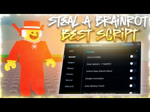 Steal A Brainrot Script with No Key 🔥 Instant Steal, Semi Invisible, Desync, Duel Win and More! *OP*