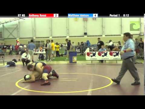 Men`s Freestyle 97 KG Anthony Rossi vs. Matthew Idelson