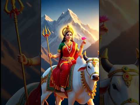 🌺नवरात्रि का पहला दिन क्यों होता है विशेष?🪷 माँ शैलपुत्री की रहस्यमयी कथा🤔 |#shorts