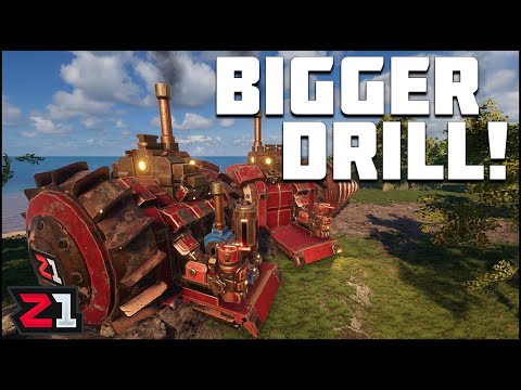Bigger Drill and MORE TURRETS ! Volcanoids Ep.2 | Z1 Gaming