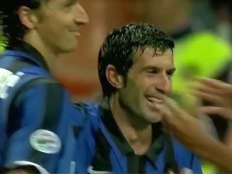 Stagione 2007/2008 - Gol di Figo - Inter vs. Sampdoria (3:0)