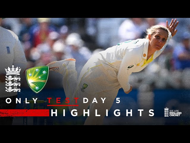 Gardner Wins it for Aus | Highlights – England v Australia Day 5 | LV= Insurance Women’s Test 2023