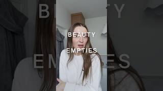 Beauty product empties 🗑️💄