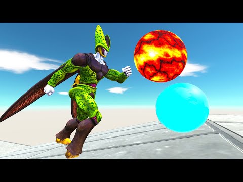 Monsters Climb the Lava and Ice Ball Path - Animal Revolt Battle Simulator