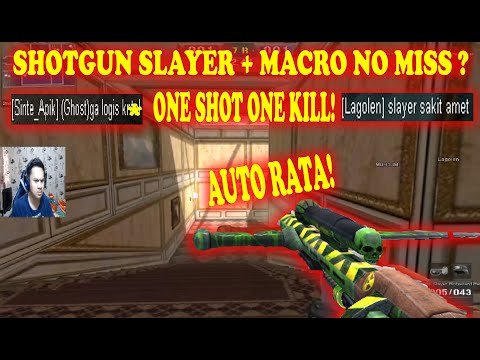 SHOTGUN SLAYER + MACRO NO MISS ! ONE SHOT ONE KILL AUTO RATA! | Point Blank Indonesia