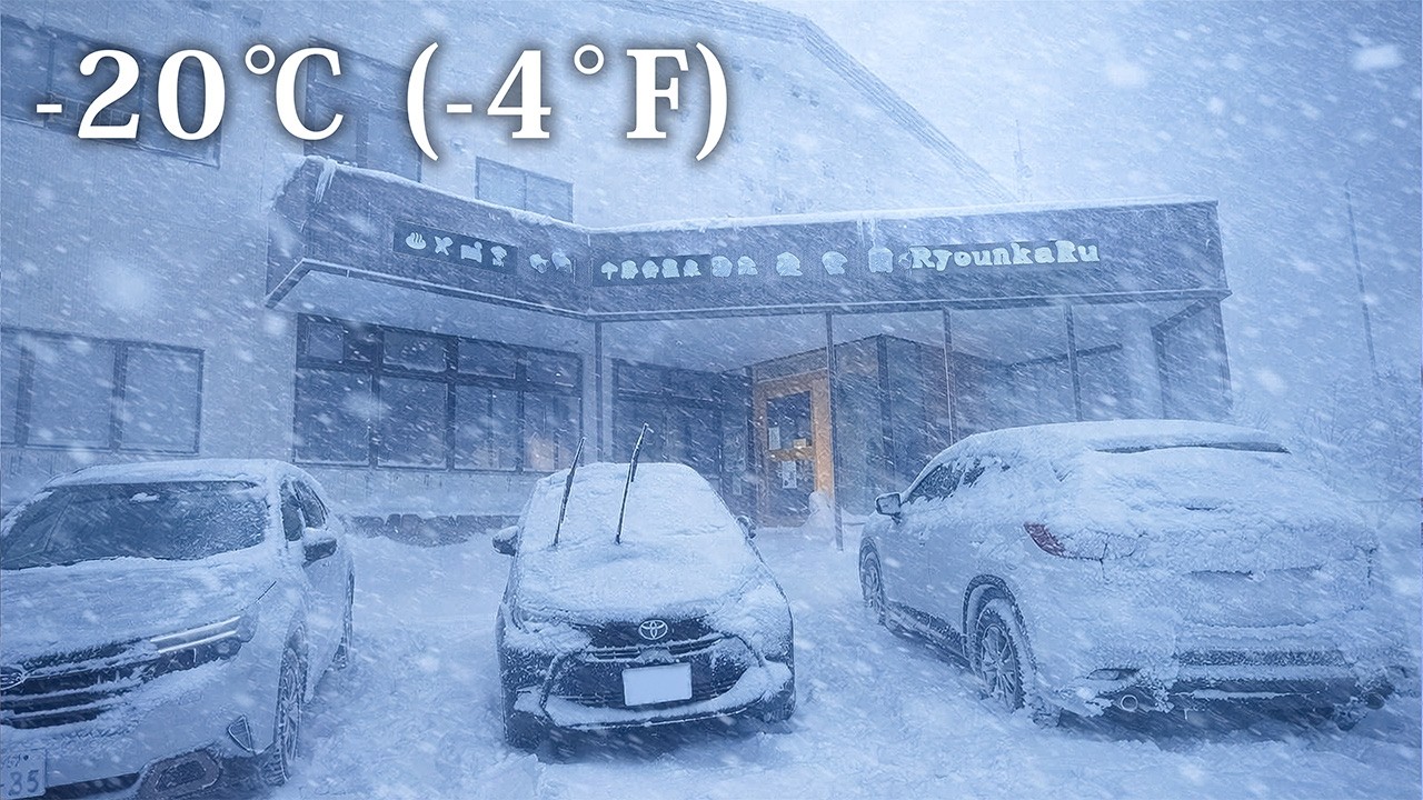 72 Hours in Deep Snow at a Remote Ryokan in Hokkaido | Ryounkaku Tokachidake Onsen