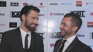 Rylan Clark-Neal jokes husband Dan is a 'headache' at LGBT Awards video