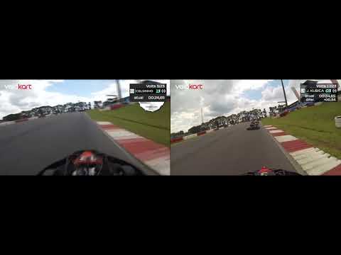 Velokart 1ª etapa - Comparativo 1° vs 13°
