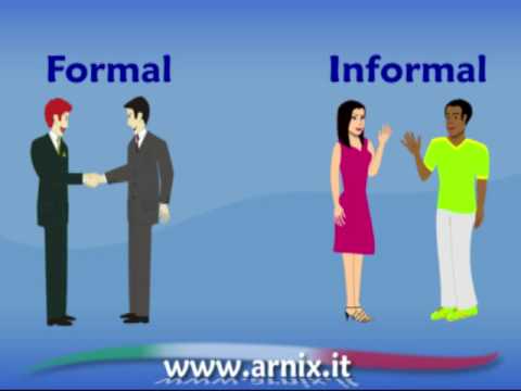 Italian video lesson - formal or informal?