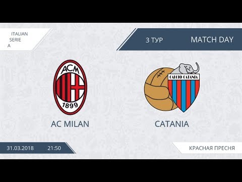 AFL18. Italy. Serie A. Day 3. Milan - Catania