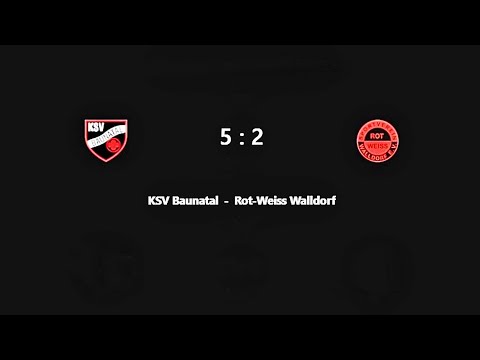 KSV Baunatal - SV Rot-Weiss Walldorf 5 - 2 (alle Gewinnertore), 23.09.23